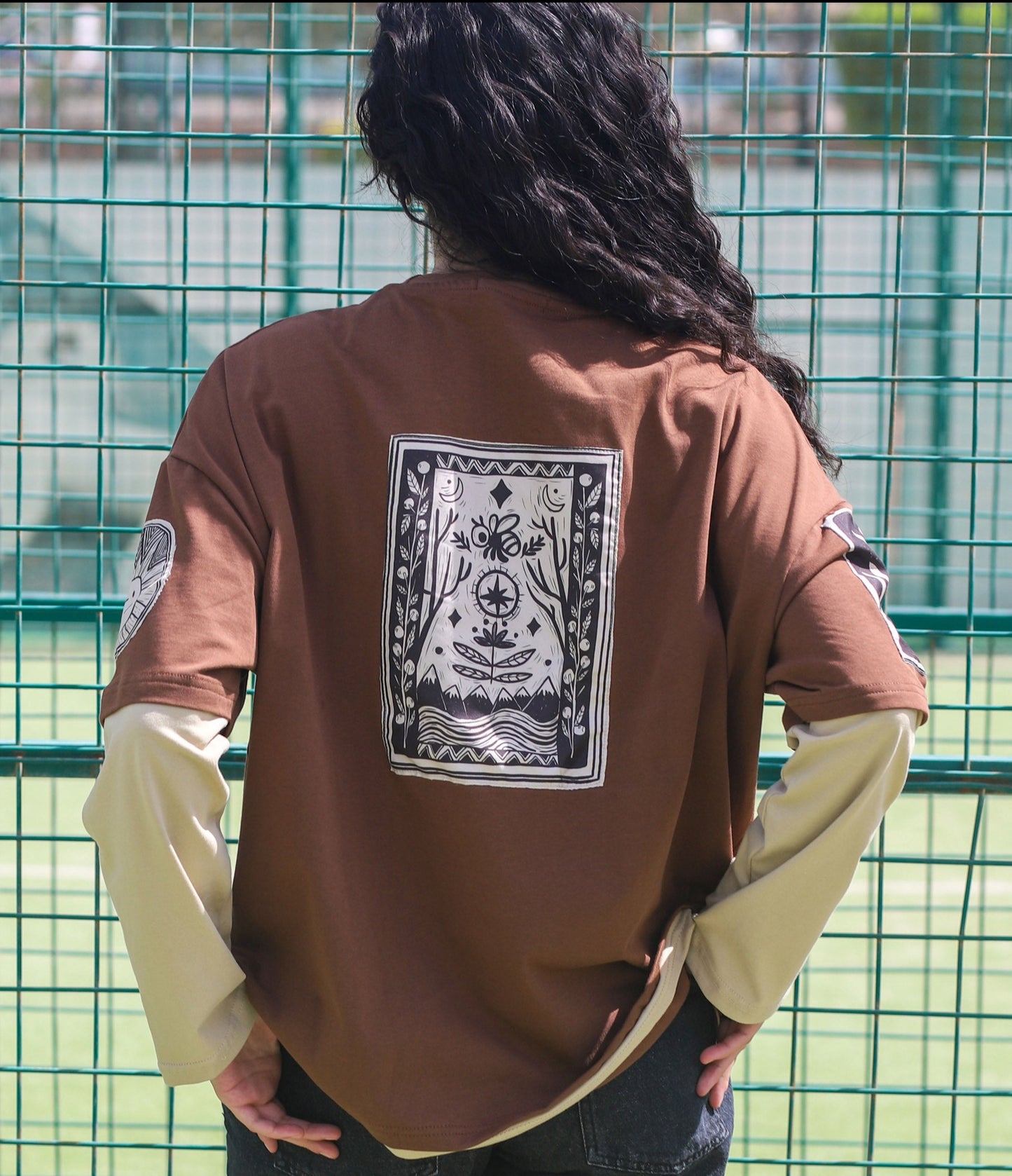 PALOMINO - COTTON LONG SLEEVE TSHIRT