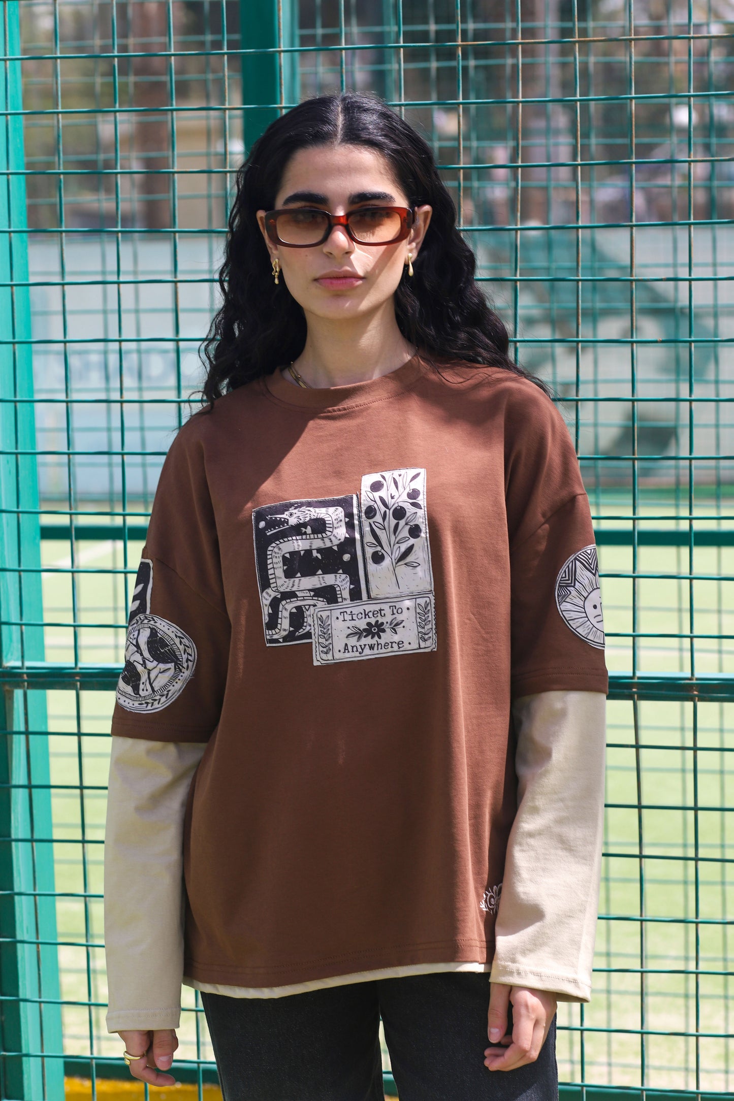 PALOMINO - COTTON LONG SLEEVE TSHIRT